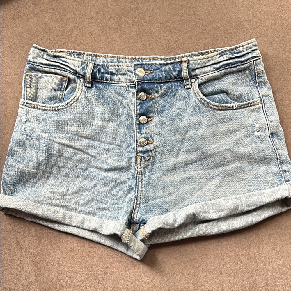 Zara Blue Jean Shorts Sz 8